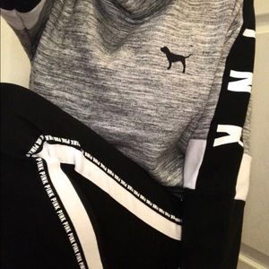 Vs pink sweater outfit